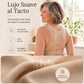 Women’s Beige Wireless Bra, Soft Breathable Non-removable Moulded Cups, Yoga Fitness Sportswear for Gym & Daily Training