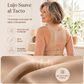 Women’s Beige Wireless Bra, Soft Breathable Non-removable Moulded Cups, Yoga Fitness Sportswear for Gym & Daily Training