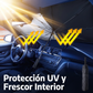 🌂¡50% OFF! ☀️ Parasol Plegable para Parabrisas de Coche – Bloquea UV, se Plegable en Segundos y Protege el Tablero 🚗