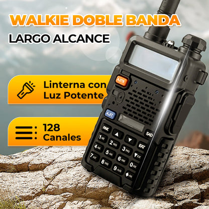 UV-5R Radioaficionado de Largo Alcance UV5R Radio de Dos Vías Walkie de Doble Banda