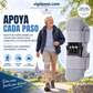 Rodillera especial para personas mayores con muelle, soporte y dispositivo de elevación de la rodilla