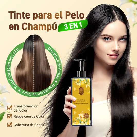 🌿 ¡Compre 2 y llévese 1 GRATIS! 💇‍♀️ Tinte capilar nutritivo a base de plantas: color y cuidado naturales ✨