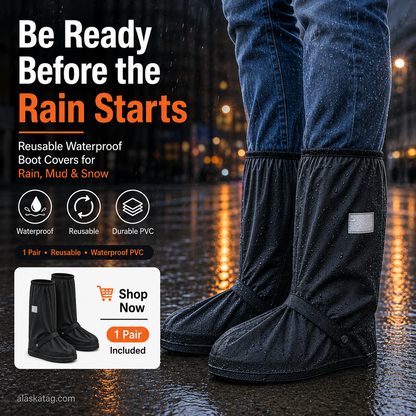 Funda impermeable para botas largas y versátil