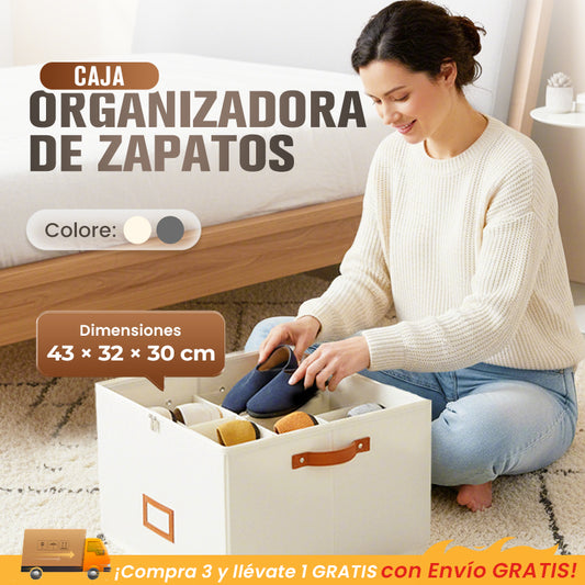 💥Organizador de zapatos de tela, caja de almacenamiento.