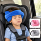 Soporte de Cabeza para Silla de Coche Infantil, Banda de Apoyo para Siesta Suave y Ajustable con Cojines Laterales Acolchados
