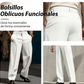 👖 Pantalones Casual de Pierna Ancha Plisados para Hombre – Estilo Cómodo y Moderno para Todo el Día ✨💪