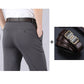 Pantalones casuales clásicos de alta elasticidad para hombre