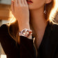 Reloj elegante e impermeable para mujer