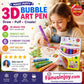 🎁🔮Lápiz mágico: ¡dibuja en 3D con un solo trazo!🎄 Lápices de dibujo DIY para hacer palomitas de burbujas 🔥