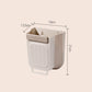 Cubo de basura plegable y colgante multiusos para la cocina