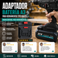 Adaptador Convertidor de Batería Litio 🔧