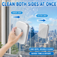 ⚡ Limpiador de cristales magnético 6 en 1: área de limpieza un 30 % más amplia, ideal para ventanas de edificios altos. Almohadillas dobles + rasqueta: ¡resultados impecables desde la primera pasada!