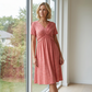👗✨ ¡OFERTA 50% OFF! Vestido V Holgado de Mujer con Manga Corta – Corte Suelto, Cómodo y Elegante para Todos los Días 🌿💫