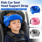 Soporte de Cabeza para Silla de Coche Infantil, Banda de Apoyo para Siesta Suave y Ajustable con Cojines Laterales Acolchados