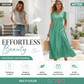 👗✨ ¡OFERTA 50% OFF! Vestido V Holgado de Mujer con Manga Corta – Corte Suelto, Cómodo y Elegante para Todos los Días 🌿💫