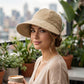 👒☀️ Sombrero de Sol con Abertura para Cola de Caballo – Transpirable, Ajustable y Ligero para Mujer 🎀🌿