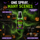 Spray de ambiente de demonio verde de Halloween