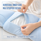 Almohada ergonómica envolvente de soporte lumbar