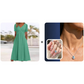 👗✨ ¡OFERTA 50% OFF! Vestido V Holgado de Mujer con Manga Corta – Corte Suelto, Cómodo y Elegante para Todos los Días 🌿💫