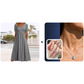 👗✨ ¡OFERTA 50% OFF! Vestido V Holgado de Mujer con Manga Corta – Corte Suelto, Cómodo y Elegante para Todos los Días 🌿💫