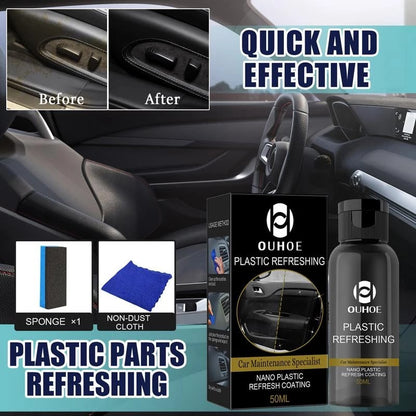 🔥Compre 2 y llévese 1 gratis🔥Agente de recubrimiento revitalizante de plásticos