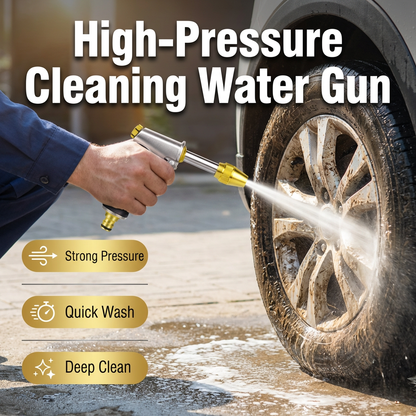 🚗 ¡50 % DE DESCUENTO! ⏰Pistola de agua de limpieza de alta presión🔫