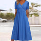 👗✨ ¡OFERTA 50% OFF! Vestido V Holgado de Mujer con Manga Corta – Corte Suelto, Cómodo y Elegante para Todos los Días 🌿💫