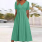 👗✨ ¡OFERTA 50% OFF! Vestido V Holgado de Mujer con Manga Corta – Corte Suelto, Cómodo y Elegante para Todos los Días 🌿💫
