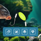 🎣⚡ ¡Aparejo de fondo inverso con doble anzuelo! La versión mejorada aumenta la tasa de conexión en un 50%: ¡dile adiós a los enganches! 🎣