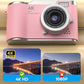 💎 ¡60% de descuento! 💎 Cámara digital 4K HD con pantalla abatible: zoom 8x, enfoque automático y pantalla giratoria para vlogs y selfies 📸🌈