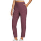🔥⏳ OFERTA LIMITADA 50% DE DESCUENTO 🌞 Pantalones de talle alto para mujer con bolsillos con cremallera 👖 – Tejido elástico en 4 direcciones, control de abdomen, transpirable y de secado rápido, 6 colores, S-3XL