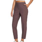 🔥⏳ OFERTA LIMITADA 50% DE DESCUENTO 🌞 Pantalones de talle alto para mujer con bolsillos con cremallera 👖 – Tejido elástico en 4 direcciones, control de abdomen, transpirable y de secado rápido, 6 colores, S-3XL