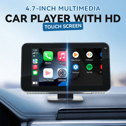 Reproductor multimedia para automóvil de 4.7 pulgadas con pantalla táctil HD