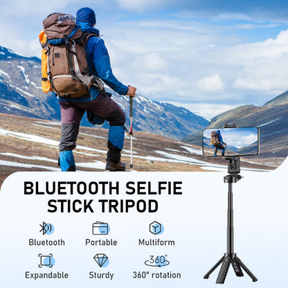 Set Multifuncional de Palo de Selfie con Trípode y Bluetooth