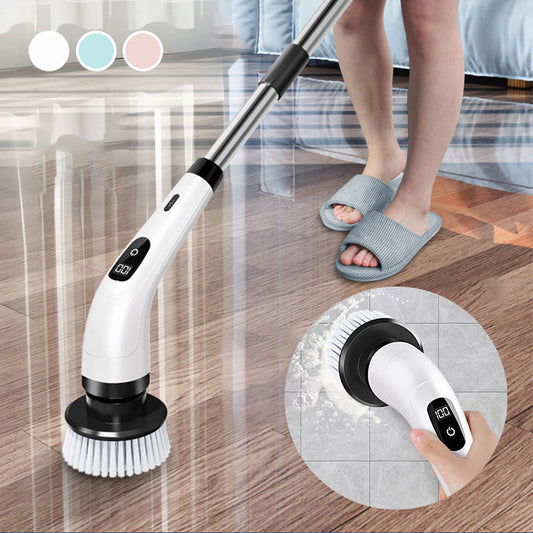 📢📢¡50% DE DESCUENTO!⏰🧽¡Más de 50.000 unidades vendidas!💦Cepillo de limpieza eléctrico 9 en 1🏠Multiusos para el hogar