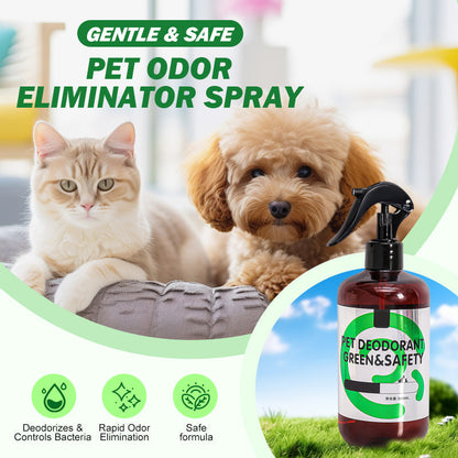 Spray Eliminador de Olores para Mascotas - Fórmula Segura y Suave