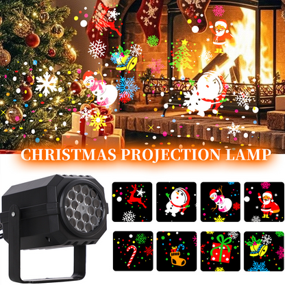 Proyector LED Giratorio con Motivos Navideños