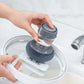 🎁Oferta especial 50 % de descuento⏳Dispensador de jabón para cocina con cepillo de mano