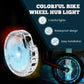 🌃🚴 ¡Compra 1 y llévate 1 gratis! Luces de llanta coloridas para bicicleta: para noches frescas y mayor seguridad 🎉💡