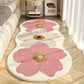 🌸Alfombra suave con patrón floral irregular