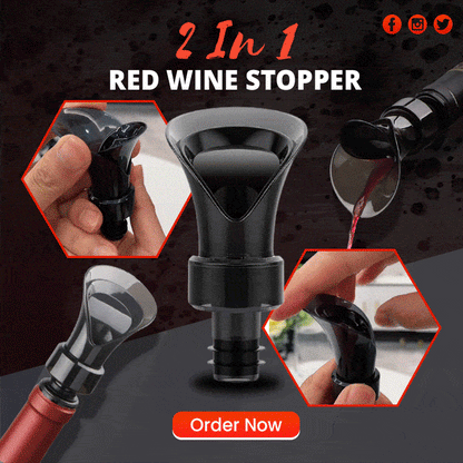 ¡50% DE DESCUENTO AHORA! 🧪 Envasadora de vino 2 en 1: bomba de vacío y selladora, conserva la frescura y el aroma ✨