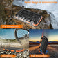 🔥Batería externa portátil de 10 000 mAh con energía solar, cargador solar con dos linternas LED, batería externa para viajes y acampadas.