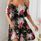 Vestido Boho para Mujer con Estampado Floral y Hombros Descubiertos