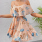 Vestido Boho para Mujer con Estampado Floral y Hombros Descubiertos