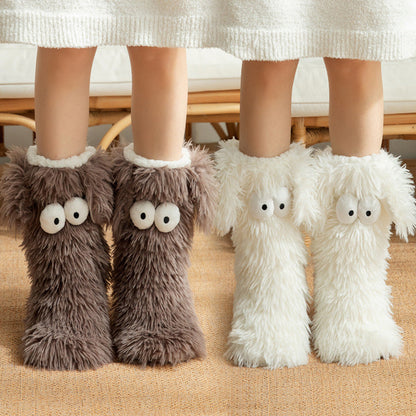 💗ÚLTIMO DÍA DE VENTA 50% DE DESCUENTO⚡50K+ VENDIDOS💕Calcetines de felpa para mujer, calcetines de piso, calcetines de invierno para el hogar, interiores, gruesos, forrados de felpa, antideslizantes, calcetines de nieve de felpa para adultos, cubrezapatos