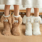 💗ÚLTIMO DÍA DE VENTA 50% DE DESCUENTO⚡50K+ VENDIDOS💕Calcetines de felpa para mujer, calcetines de piso, calcetines de invierno para el hogar, interiores, gruesos, forrados de felpa, antideslizantes, calcetines de nieve de felpa para adultos, cubrezapatos