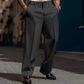 👖 Pantalones Casual de Pierna Ancha Plisados para Hombre – Estilo Cómodo y Moderno para Todo el Día ✨💪