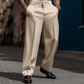👖 Pantalones Casual de Pierna Ancha Plisados para Hombre – Estilo Cómodo y Moderno para Todo el Día ✨💪