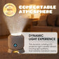 Proyector de Luz LED Giratorio y Dinámico – Calma y relajación para tu hogar. Las suaves luces en movimiento alivian las noches de inquietud. Perfecto para el dormitorio o la sala de estar. 🌙✨