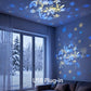 Proyector de Luz LED Giratorio y Dinámico – Calma y relajación para tu hogar. Las suaves luces en movimiento alivian las noches de inquietud. Perfecto para el dormitorio o la sala de estar. 🌙✨
